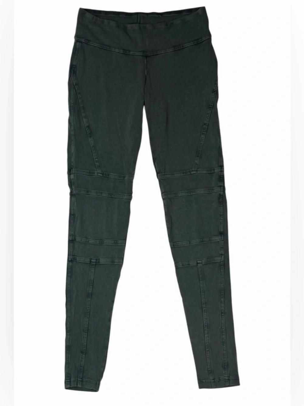 BP Nordstrom Seamed Panel Leggings Burnout Green Ponte Leggings‎ Small